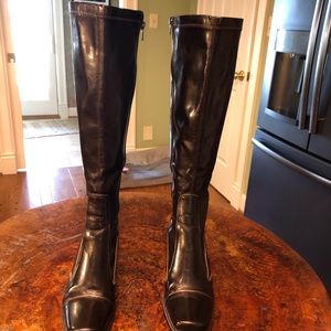 Brwn Franco Sarto boots.